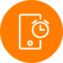 Orange Clock